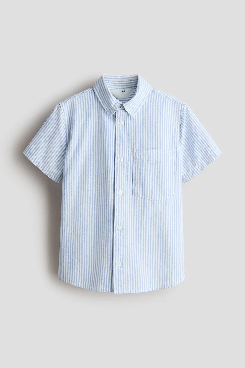 H&M Short-sleeved cotton shirt