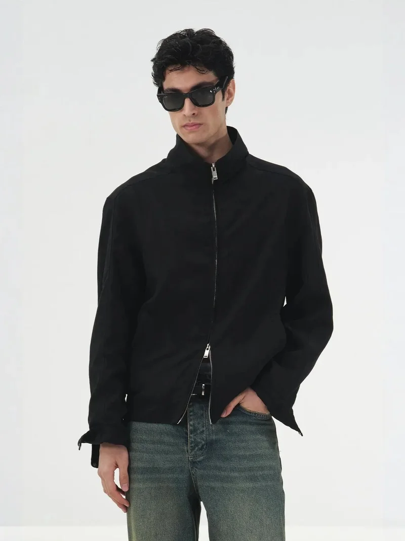 جيستو GIESTO Tencel Linen Jacket with Zipper