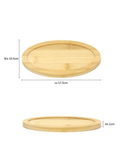 BLACKSTONE Cast Iron Mini Oval Skillet with Wooden Sizzler Plate 18cm  - Image 4