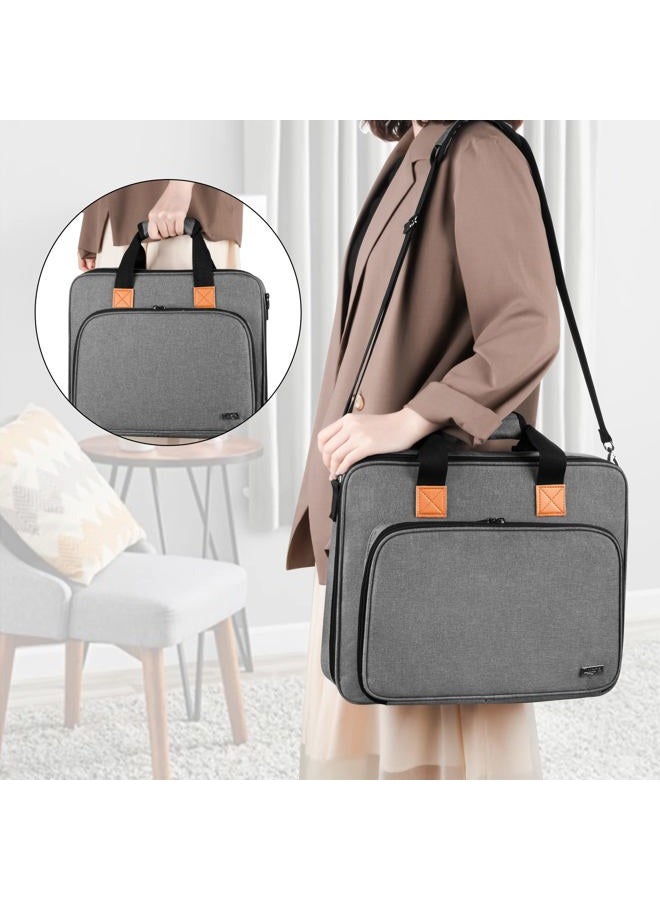 Luxja Carrying Bag for Embroidery Kit Gray CALX069-02 - Image 5