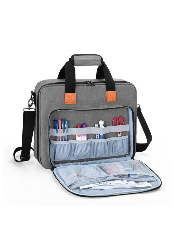 Luxja Carrying Bag for Embroidery Kit Gray CALX069-02 - Image 1