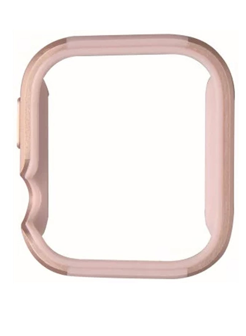 يونيك غطاء ساعة 45 مم ألومنيوم لساعة آبل سلسلة 4/5، UNIQ Valencia - لون وردي ذهبي خفيف - Image 3