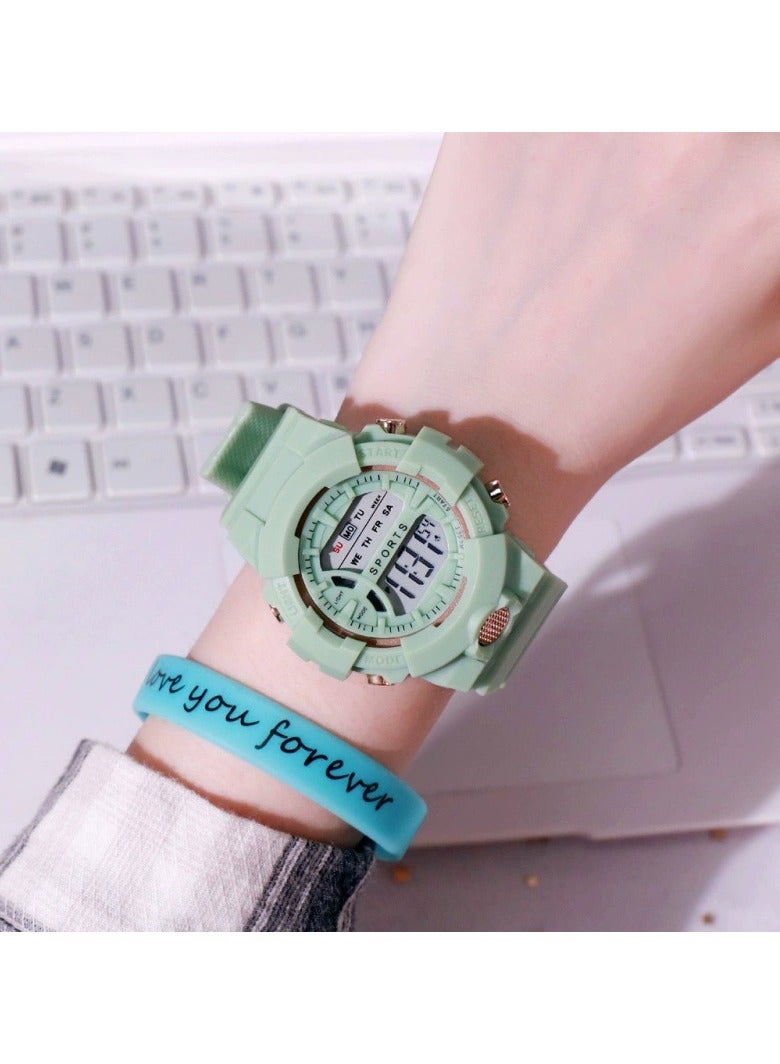 Goolsky ساعة إلكترونية مضيئة متعددة الوظائف مقاومة للماء للطلاب والرياضيين - Image 2