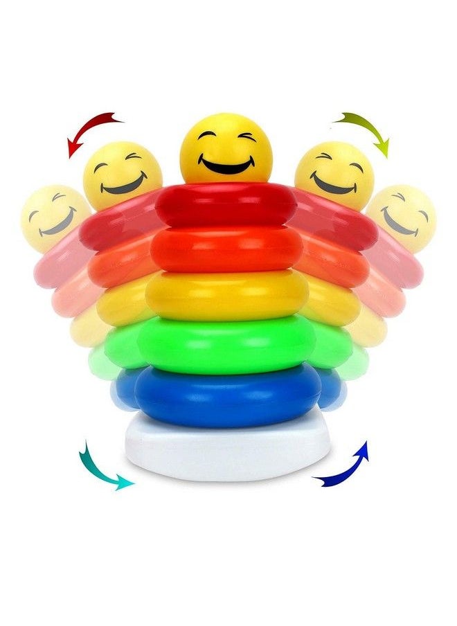 PLUSPOINT - Baby'S First Shape Sorting Blocks Sorter Bucket For Toddler & Kids (Shape + Rings) Multi Color - Image 1