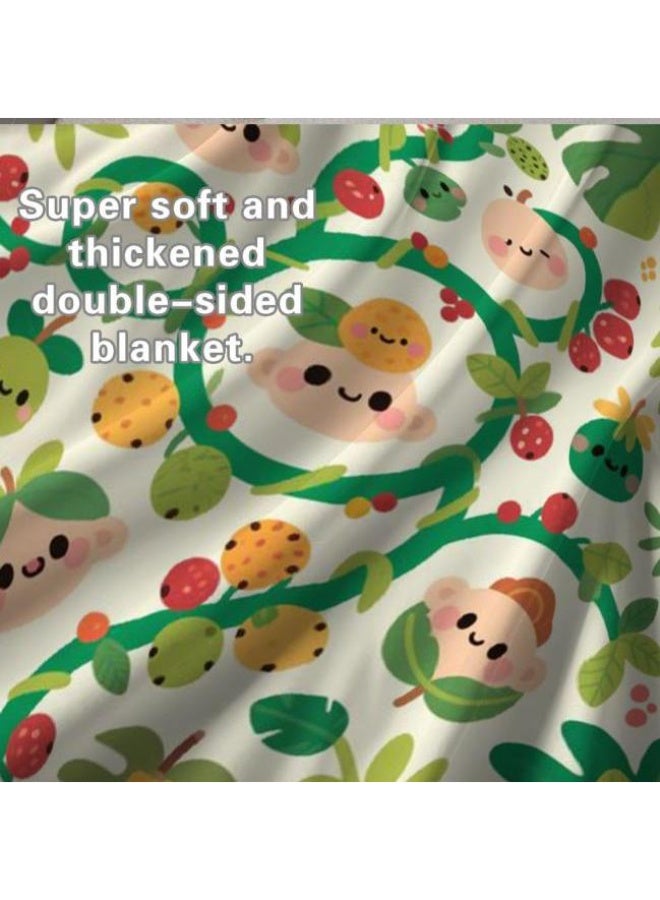general Baby and children's cartoon flannel thin blanket (warm and comfortable, suitable for sleep, game use) 70cm*100cm - Image 5