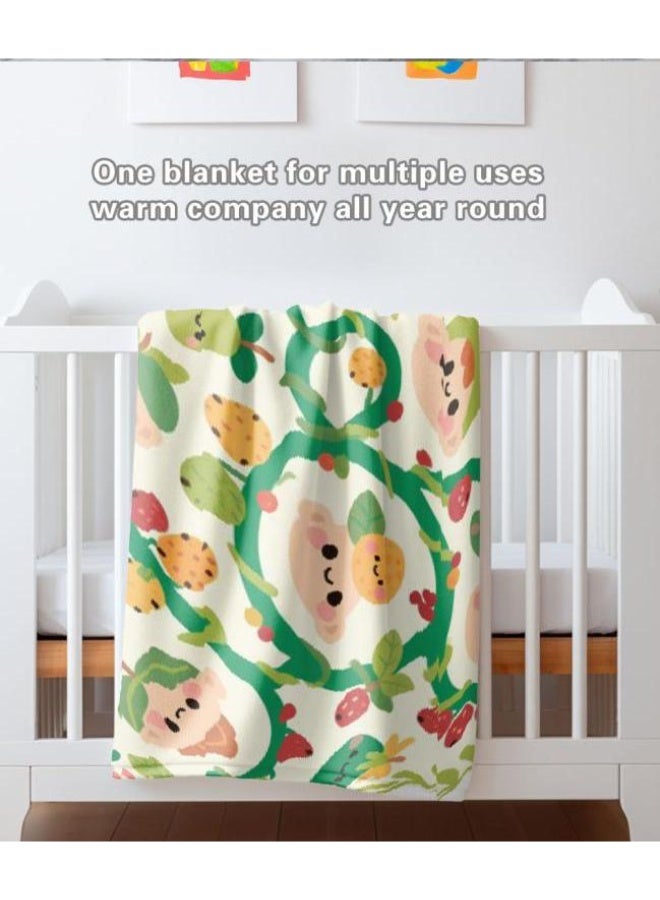 general Baby and children's cartoon flannel thin blanket (warm and comfortable, suitable for sleep, game use) 70cm*100cm - Image 4
