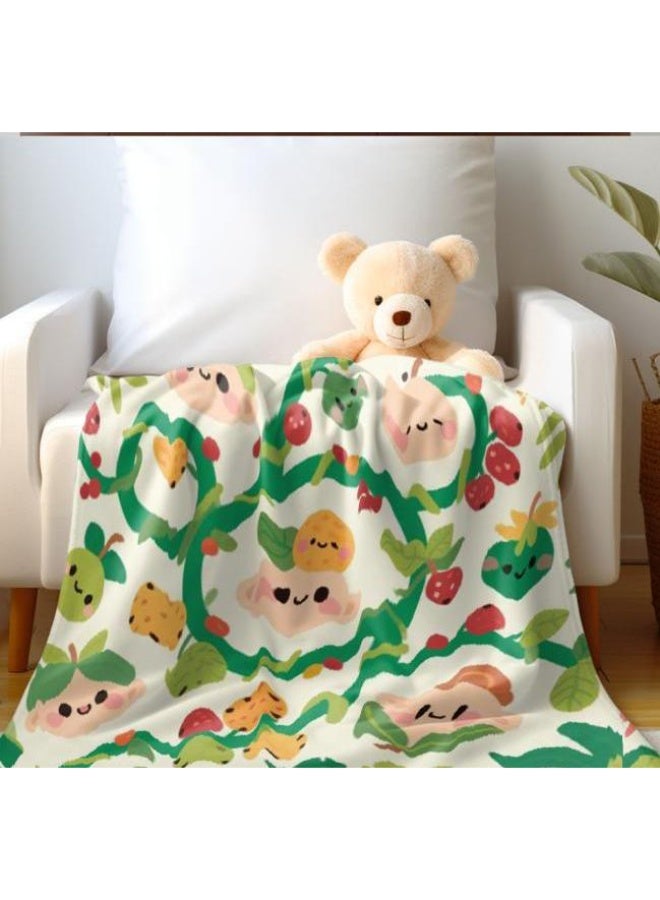 general Baby and children's cartoon flannel thin blanket (warm and comfortable, suitable for sleep, game use) 70cm*100cm - Image 1