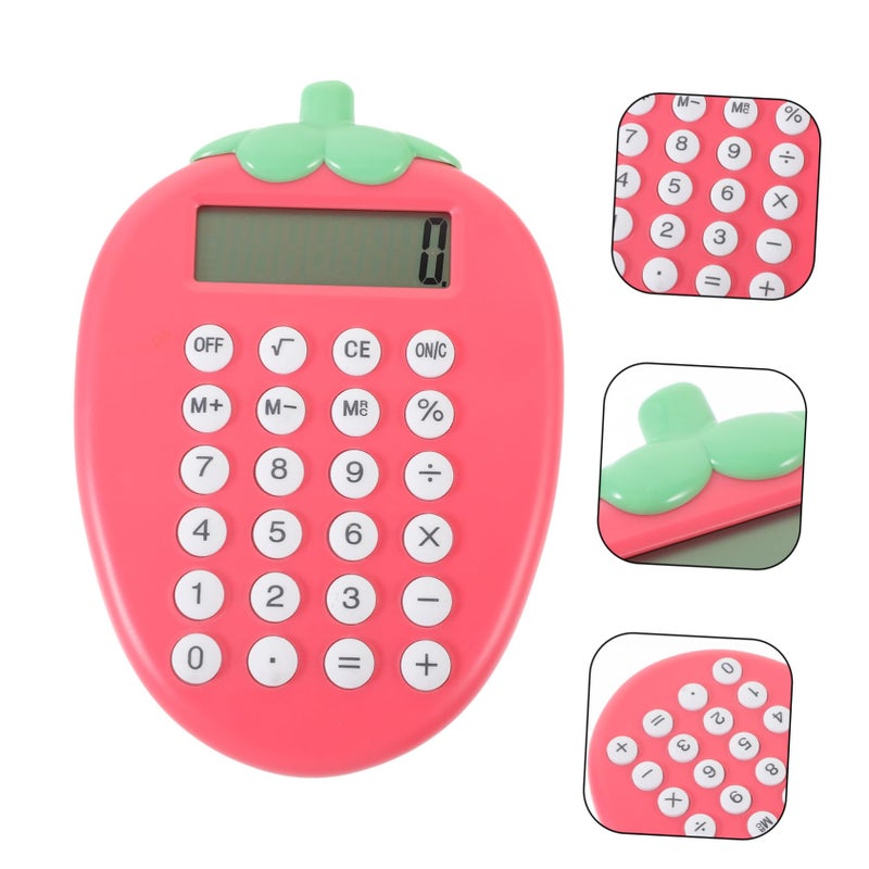 Candy Color Small Solar Calculator Portable For Students And Office Use Lightweight Handheld Design - Image 4