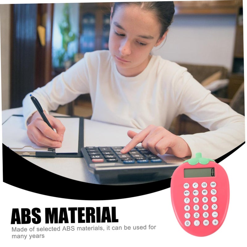 Candy Color Small Solar Calculator Portable For Students And Office Use Lightweight Handheld Design - Image 5