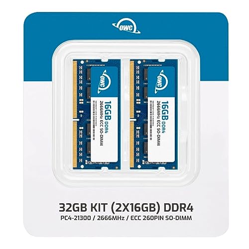 OWC 32GB (2X16GB) DDR4 RAM متوافق مع نظام NAS Synology DiskStation DS723+ و DS923+ 2666MHz PC4-21300 CL19 ECC غير مخزن SODIMM 2Rx8 1.2V ترقية الذاكرة - Image 2
