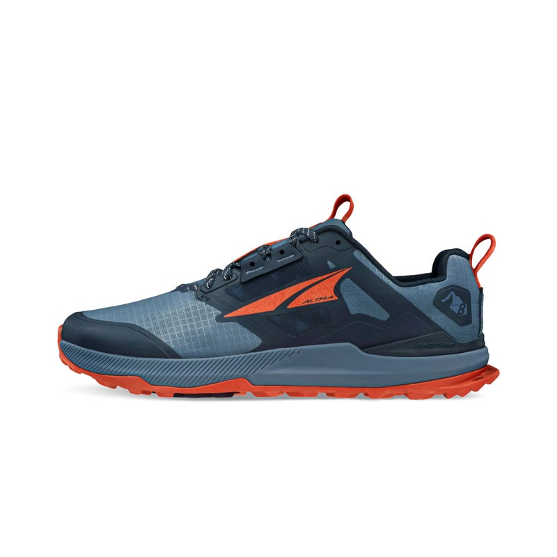 Altra Mens Lone Peak 8 Sneaker Blue Orange 10