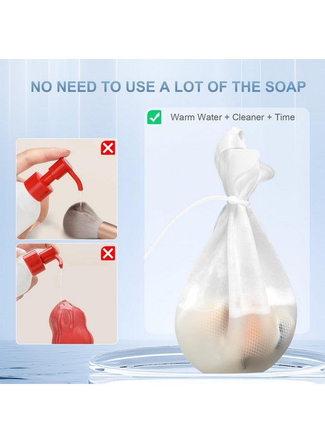 FERNIDA Makeup Sponge Cleaner Silicone Makeup Brush Cleaner Beauty Blender Cleaning Bag For Makeup Brush, Foundation Sponge, Cushion Puff, Powder Puff - Image 3