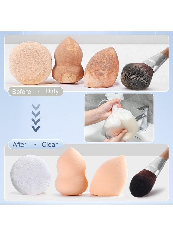 FERNIDA Makeup Sponge Cleaner Silicone Makeup Brush Cleaner Beauty Blender Cleaning Bag For Makeup Brush, Foundation Sponge, Cushion Puff, Powder Puff - Image 4