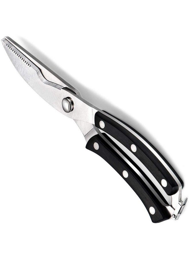 P-Plus International Scissors Heavy Duty Stainless Steel Poultry Shears For Bone, Chicken, Meat, Fish, Seafood, Vegetables. Premium Spring Loaded Food Scissors - Image 1