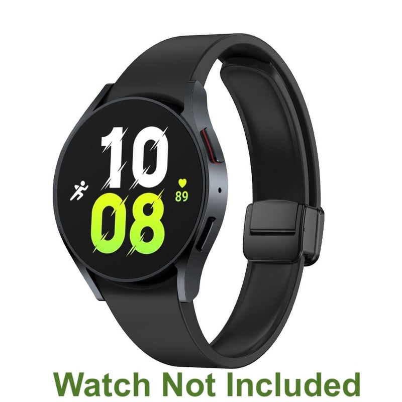Like Star 20MM Adjustable Soft Silicone Strap with Folding Magnetic Lock Compatible With Samsung Galaxy Watch 4/5/6/Pro - Image 2