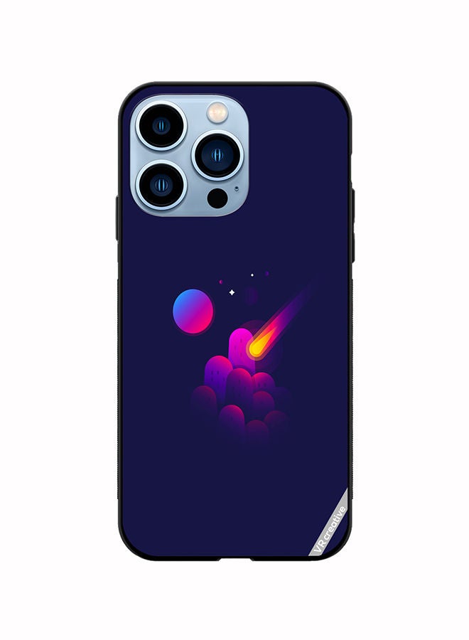 VR CREATIVE Protective Case Cover For Apple iPhone 13 Pro Space Minimalist Design Multicolour - Image 1