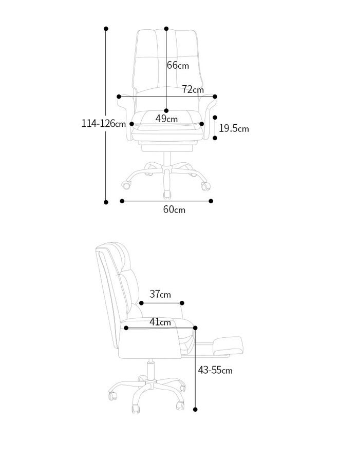 Tanwer Computer Chair, Leisure Lazy Chair, Study Chair, Office Chair, Sofa Chair, Comfortable Sitting for Long Time, Not Tired, Esports Chair, Game Chair - Image 4