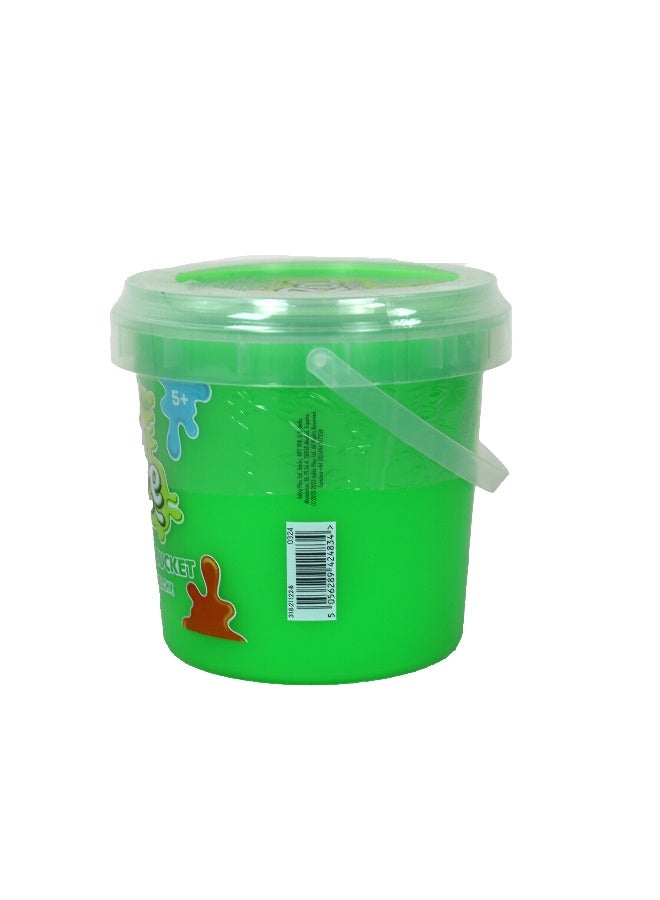 ADDO Ooze Mega Bucket Green Slime, 1kg | Kids Slime | Soft & Stretchy | Creative Fun Ideas | Develops Sensory Skills | Entertaining Toy | Stress Relief Toys for Kids - Image 2