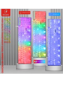 Generic Douni KB101 Colorful Glow RGB Transparent Keyboard Mechanical Touch  - Image 3