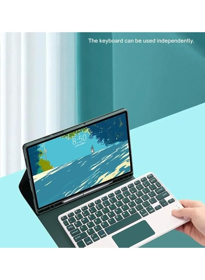 English Touchpad Keyboard Compatible with Samsung Galaxy Tab S11 Ultra 14.6'' 2025 Backlight Multi-Touch Trackpad Keyboard Flip Stand Case - Image 4