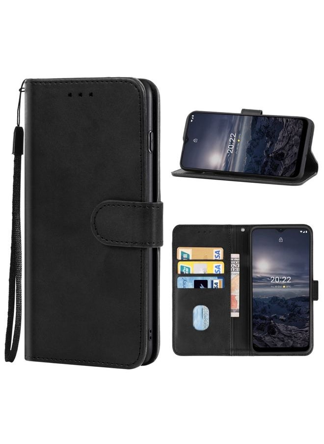 HuHa Case Cover For For Nokia G21 / G11 Leather Phone Case(Black) 
