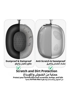 Anmi Silicone Headphone Case ,Pertain For AirPods Max Headphones, Anti Scratch，Sweat Proof,3 in 1 Ear Pad Covers/Ear Cups Cover/Headband Cover  - Image 3