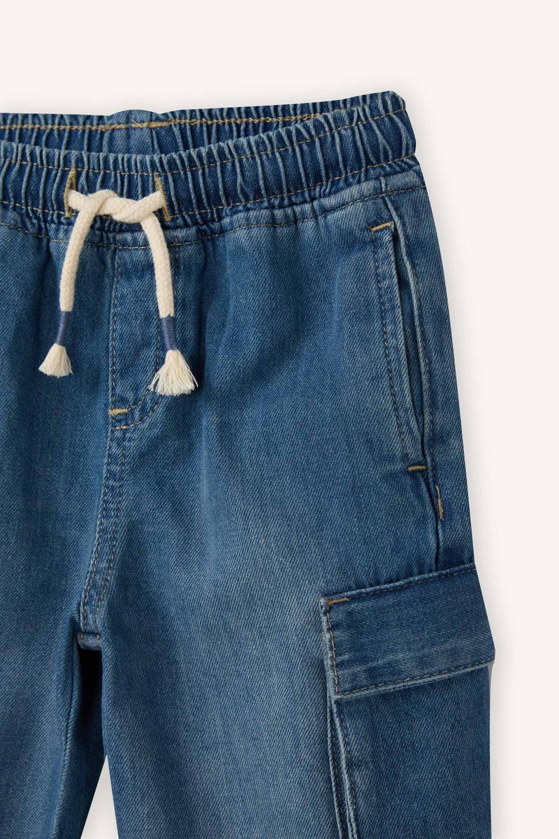 DeFacto Blue BabyBoy Baby Boy Jogger Fit Jeans Casual - Image 2