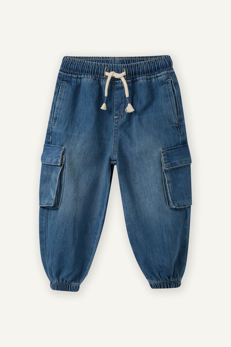 DeFacto Blue BabyBoy Baby Boy Jogger Fit Jeans Casual - Image 5