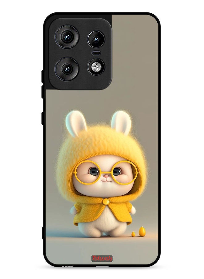 Tolwak Motorola Edge 50 Pro 5G Protective Case Cover Baby Rabbit - Image 1