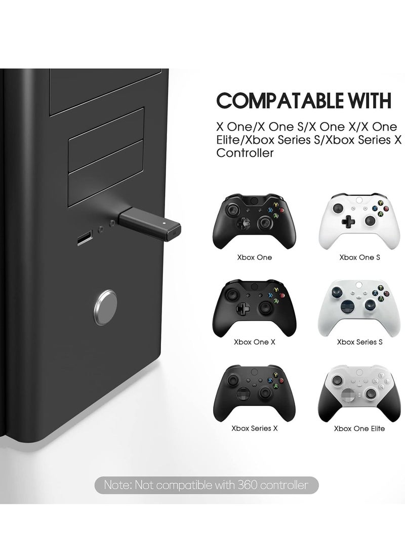 Hicomony Wireless Adapter，Convert PC Receiver, Compatible with Xbox One Controller for Windows 10/8.1/8/7，Xbox Accessories  - Image 5
