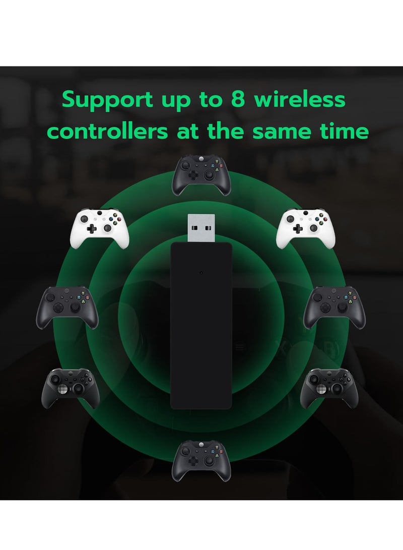 Hicomony Wireless Adapter，Convert PC Receiver, Compatible with Xbox One Controller for Windows 10/8.1/8/7，Xbox Accessories  - Image 3