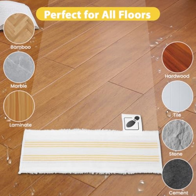 8 pieces for Kärcher steam cleaner Easyfix mop replacement cover set, for Kärcher steam cleaner EasyFix SC1, SC2, SC3, SC4, SC5, Kärcher steam cleaner accessories 8 x floor nozzle - Image 5