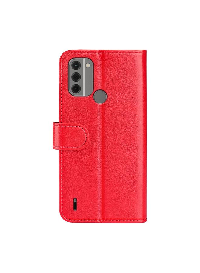 اس-توب جراب هاتف Nokia C31 R64 من الجلد المزخرف بنمط أفقي قابل للطي - Image 3