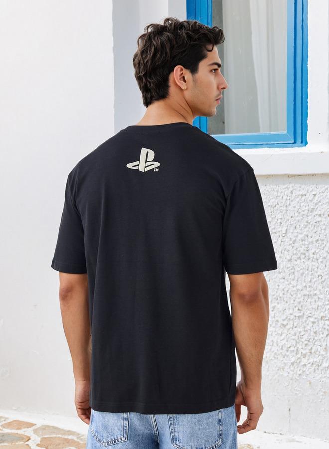 SP Characters Printed Crew Neck T-shirt - Image 3