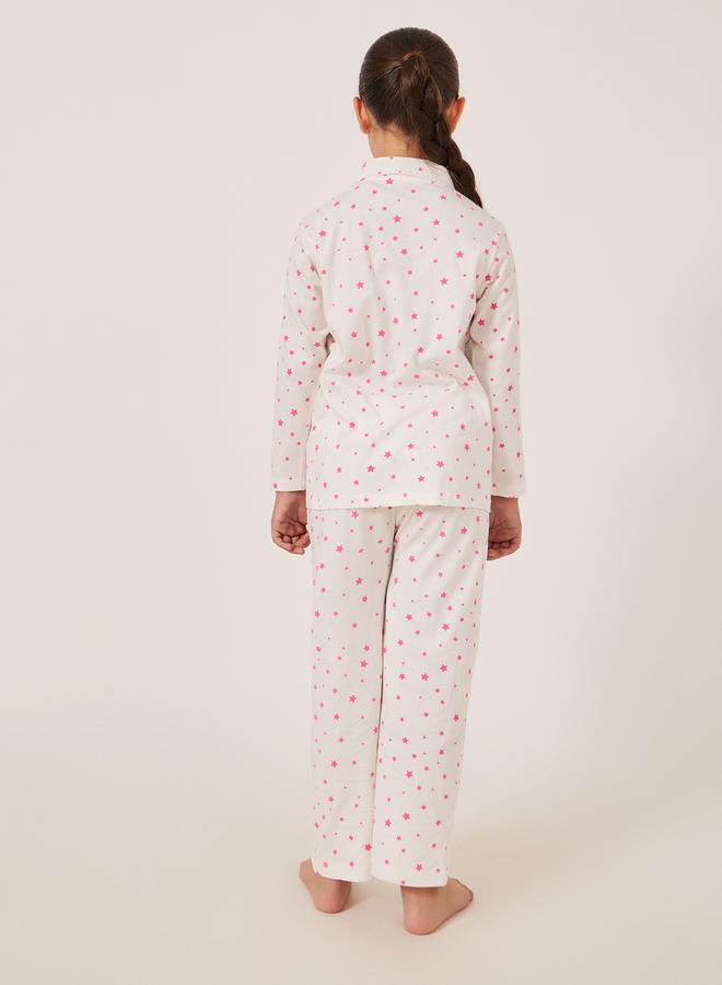 Styli All-Over Star Print Shirt and Pyjama Set  - Image 4