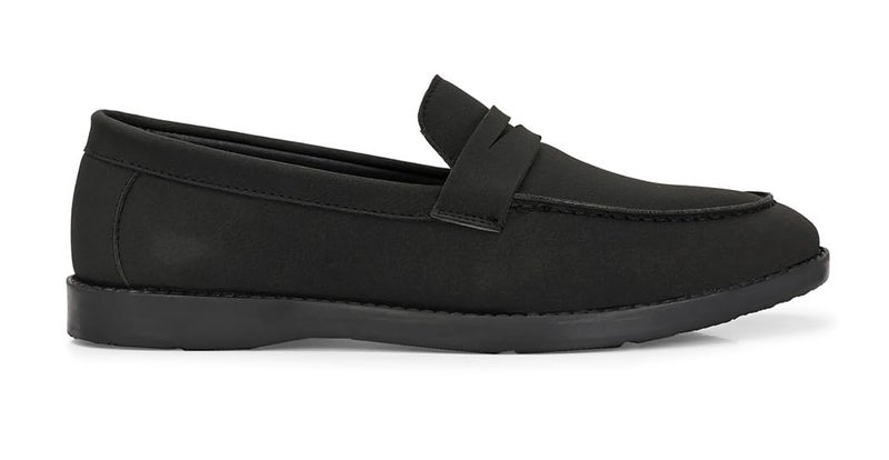 MACTREE Black Suede Penny Loafers for Men - 8 UK - Image 5