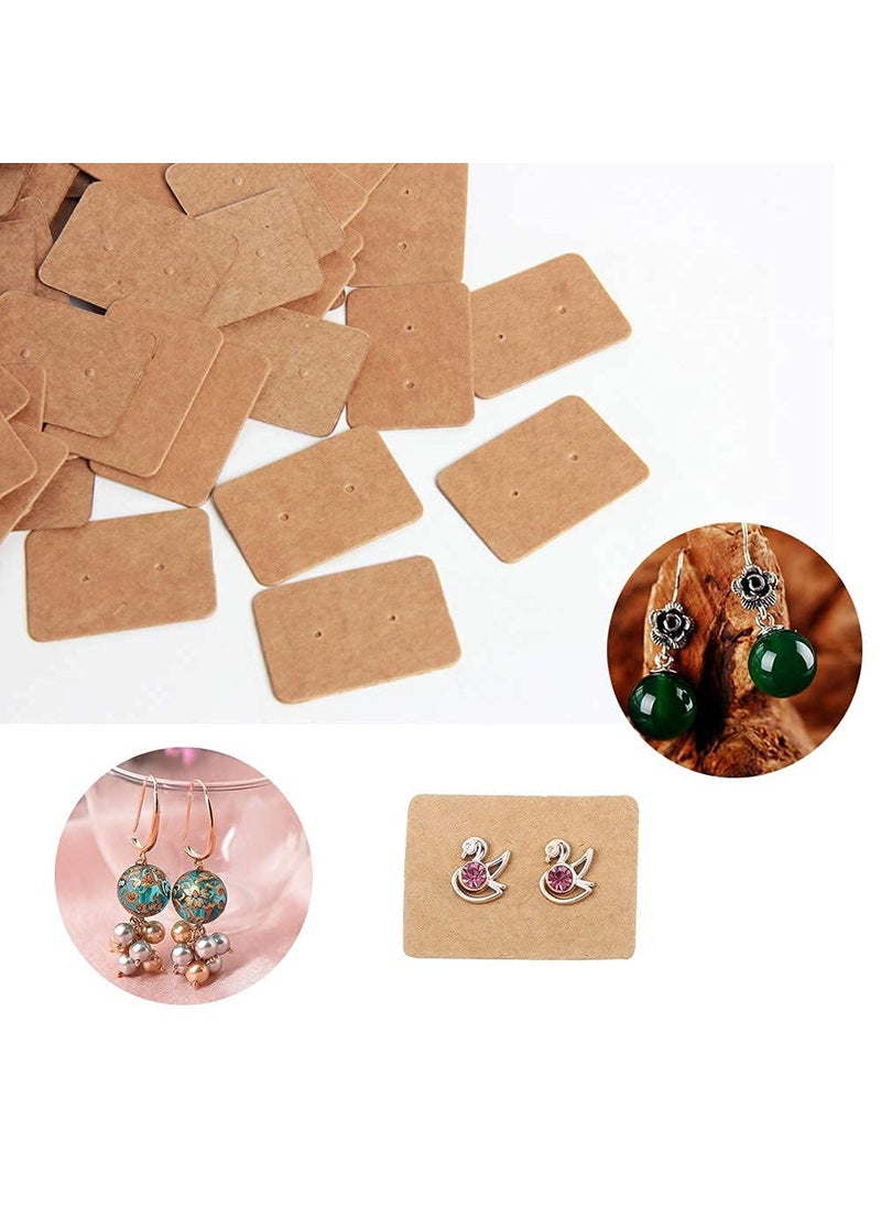 Atmiyamart Atmiyamart Kraft Earring Display Tags Jewelry Package Hanging Cards Handmade Gift tag 100pcs 25 x 35cm  - Image 4