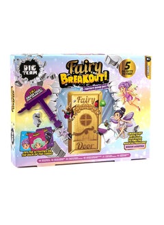 RMS Fairy Breakout – Dig, Smash And Find Magical Treasures – Includes 5 Objects, Fantasy Door, And 3-in-1 Tool (Chisel, Hammer, Dig) For Girls  - Image 1