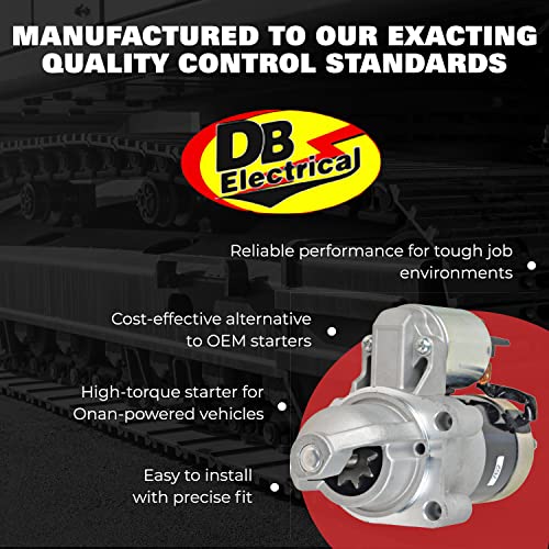 DB Electrical SMT0002 Starter For Gehl SL3310 /John Deere F910 /New Holland Skid Loader L250 /Toro 416-8, 416-H, 520-H/Onan P-216/218 /220/224 /P-227 - Image 5