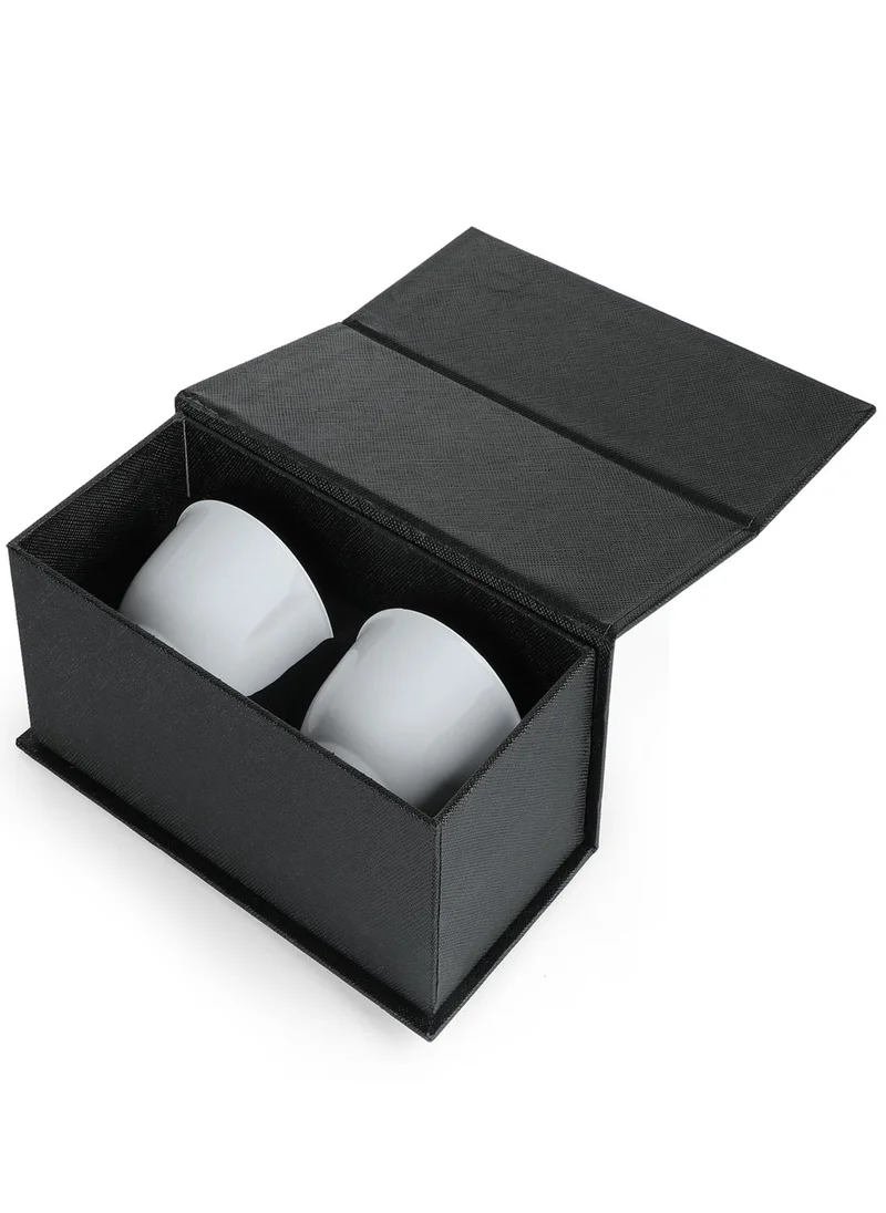 Hans Larsen KHAWA - Hans Larsen Gift Set of 2 Premium Arabian Coffee Cups - White