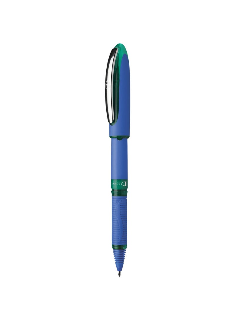 Schneider قلم حبر هجين 1 قطعة بكرّة 0.3 مم حبر أخضر - Image 3