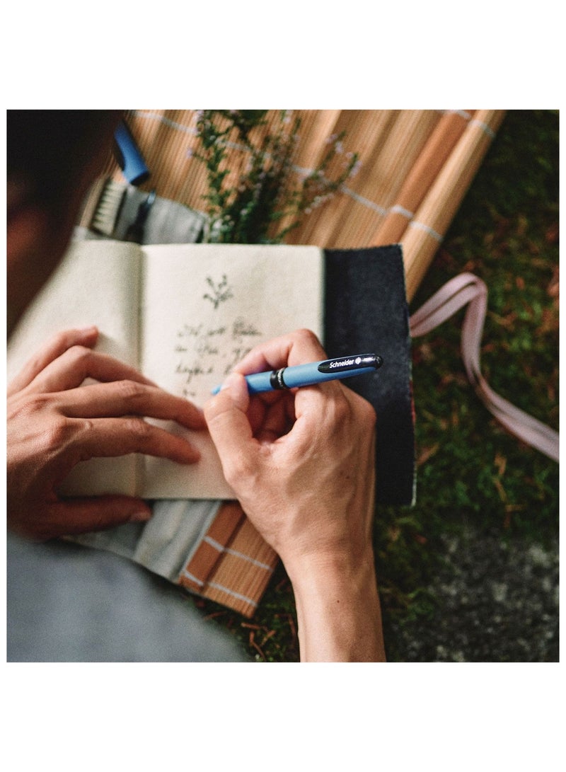 Schneider قلم حبر هجين 1 قطعة بكرّة 0.3 مم حبر أخضر - Image 4