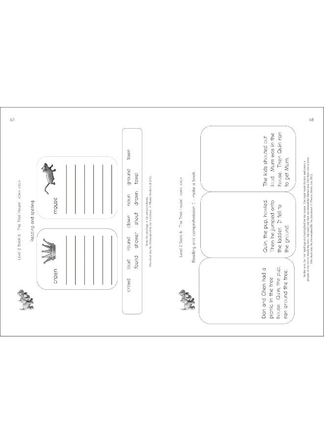 null - Phonic Books Dandelion Readers Reading and Spelling Activities Vowel Spellings Level 2: Two to three spellings for each vowel sound - Image 1