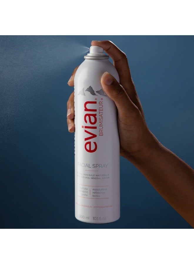 Evian Brumisateur Natural Mineral Water Facial Spray 300 ML - Image 2
