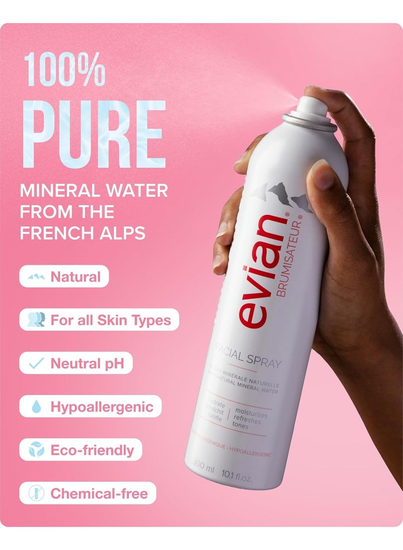 Evian Brumisateur Natural Mineral Water Facial Spray 300 ML - Image 5