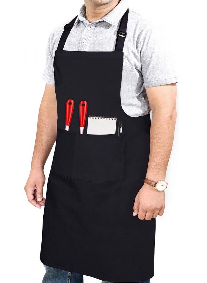 Ruvanti Cotton Blended Extra Large Xxl Aprons For Women/Men With 2 Pockets For Cooking Kitchen Barber Gardening Bbq Chef Apron - Image 2
