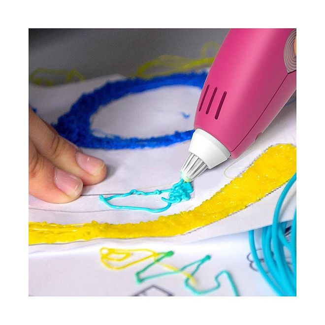 MyFirst 3D Pen Make, Child-Safe Starter Kit, Wireless Operation, Fast Solidification, 3 Years+, 14.2 x 2.9 x 2.6 cm - Pink - Image 2