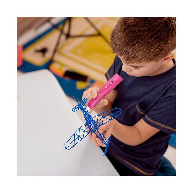 MyFirst 3D Pen Make, Child-Safe Starter Kit, Wireless Operation, Fast Solidification, 3 Years+, 14.2 x 2.9 x 2.6 cm - Pink - Image 3