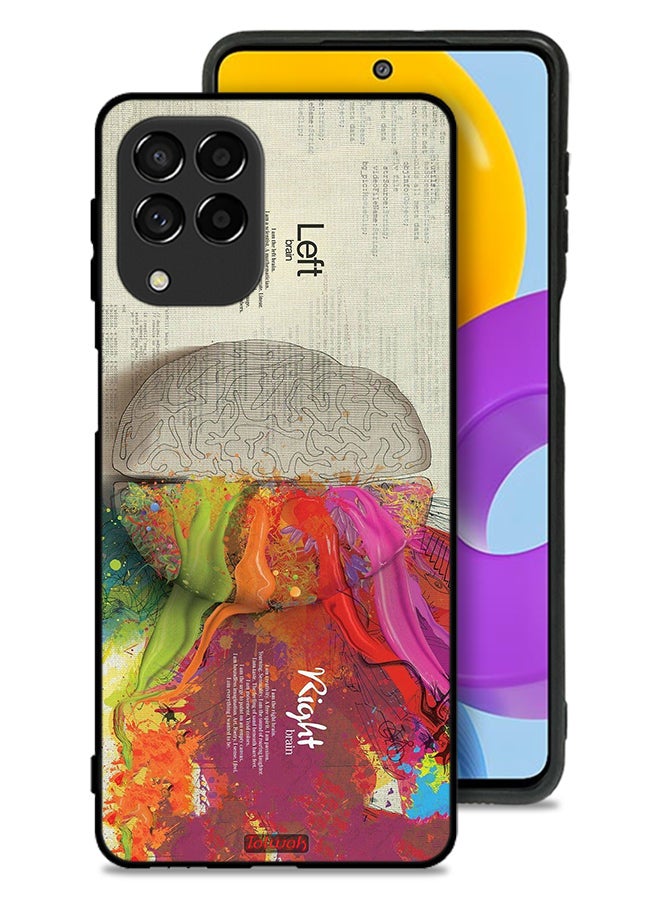 Tolwak Samsung Galaxy M53 Protective Case Cover Abstract Brain Science Artwork - Image 1