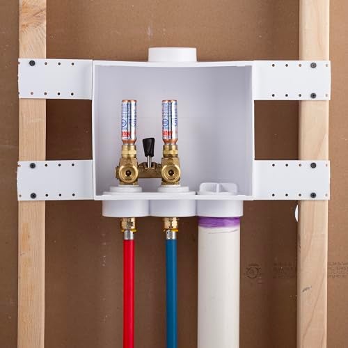 Oatey 38941 Plastic Quadtro Washing Machine Box Face Plate - Image 4